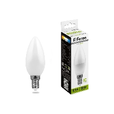 Лампа светодиодная Feron LB-570 9W 230V E14 4000K Лампа светодиодная Feron LB-570 9W 230V E14 4000K