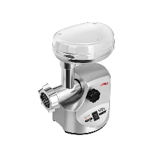 Мясорубка электрическая ARESA AR-2105 серебристый, 3000 Вт, 3.0 кг/мин, реверс, защита от перегрузки, насадки - 2