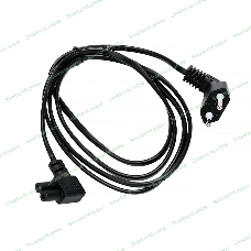 Кабель питания Cablexpert PC-184A-VDE-1.8M CEE 7/16-C7, 2x0.75мм2, 2.5А, VDE, угл.разъемы, 1.8м, черный, пакет