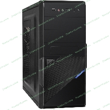 Компьютерный корпус Minitower ExeGate BA-201-UNS450 (mATX, БП UNS450 с вент. 12см, 2хUSB, аудио, черный)