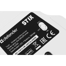 Мышь беспроводная Defender Stix GM-009 белый, 3200 dpi, радиоканал, USB, кнопки - 7