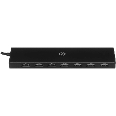 USB-концентратор Digma HUB-7U2.0-UC-B, USB-C, USB 2.0 7 портов, USB