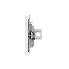 Компьютерная розетка RJ-45 без шторки, кат.5е одинарная, белая магнолия