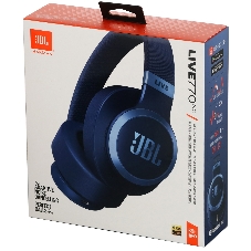 Беспроводные/проводные наушники JBL Live 770NC синий, полноразмерные, Bluetooth 5.3 + проводной, адаптивное шумоподавление, до 65 ч