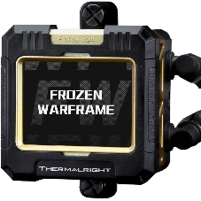 Система жидкостного охлаждения Thermalright Frozen Warframe 360 ARGB Soc-AM5/AM4/1200/1700/1851 черный 4-pin 29.8dB Al LCD Ret (F-WFRAME-360-BL-ARGB)