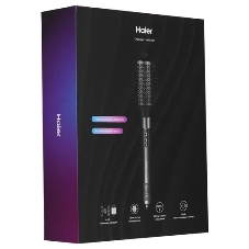 Фен-щетка Haier HHS-602 графитовый, 1400 Вт, 25 мм