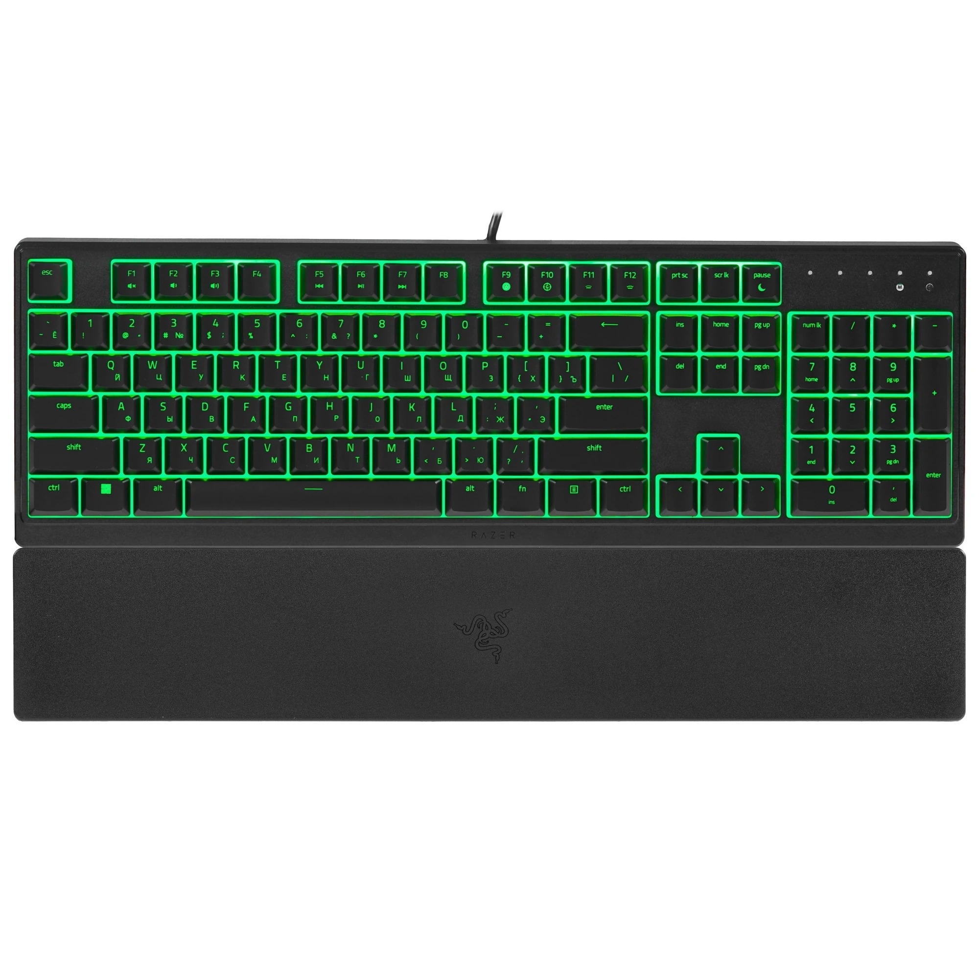 Клавиатура Razer Ornata V3 X проводная, USB Type-A, чёрный (РУ раскладка)