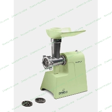 Мясорубка электрическая ЛЕПСЕ Гамма 2МЦ (2М) зеленый, 1600 Вт, 1.5 кг/мин, насадки - 3