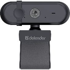 Веб-камера Defender G-lens 2788 UHD 3840x2160, 30 кадр/с, USB, шторка приватности, крепление на мониторе