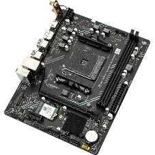 Материнская плата Maxsun B450M GAMING WIFI, AM4, AMD B450, 2xDDR4 (до 64 ГБ), 2xSATA, 1xM.2 (PCIe 3.0 x4), 1xPCIe 3.0 x16, 1xPCIe 3.0 x1, 1xHDMI, 1xDP, 1x1Gb LAN, Wi-Fi 5, Bluetooth 4.2, 4xUSB-A 5Gbps, 2xUSB-A 2.0, 3x3.5 мм, 7.1, mATX