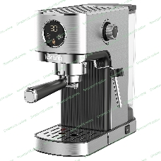 Кофеварка рожковая Korting KCM 1001 EX нержавеющая сталь, молотый, 1.2 л, 1350 Вт, 20 бар