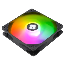 Кулер для корпуса Thermaltight TL-C12C-S (120x120x25мм, 4-pin PWM, ARGB, 66.17CFM, 25.6dBA, 1550RPM, черный)