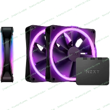 Вентилятор для корпуса Case Cooler NZXT F120 RGb DUO Triple Pack (120x120x25мм, 4-pin PWM, RGb, 48.58CFM, 29dBA, 1800RPM, белый, 3pcs)