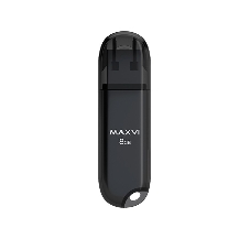 Флешка USB Maxvi P1 (FD8GBUSB20C10P1 black), 8Gb, USB 2.0, R/W 12/5, черный