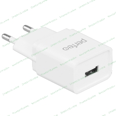 Сетевое зарядное устройство PERFEO с разъемом USB, 2А, белый (I4657)