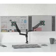 Кронштейн (держатель) ONKRON G140 для двух мониторов 13