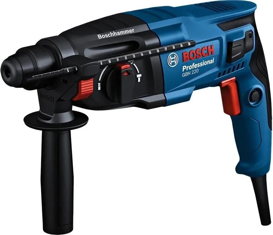 Перфоратор Bosch GBH 220, SDS-plus, 720 Вт, 2 Дж, от сети