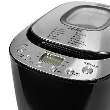 Хлебопечка Centek CT-1418 серебристый, 650 Вт, 0.9 кг, 12 программ