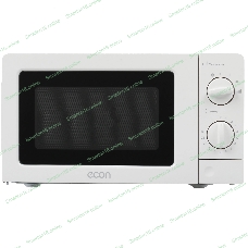 Микроволновая печь ECON ECO-2030M белый 20 л, 700 Вт, переключатели - поворотный механизм