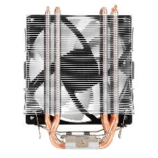 Кулер ExeGate Wizard EXX600-PWM.FRGb (Al+Cu, 6 тепл.трубки, LGA775/1150/1151/1155/1156/1200/1700/1851/AM2/AM2+/AM3/AM3+/AM4/AM5/FM1/FM2/754/939/940, TDP 180W, Fan 120мм PWM, 800-2400RPM, Hydro bearing, 4pin, 11-24db, 540г, FRGb подсветка, с термопастой, на защелках, Color Box)