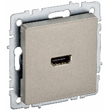 Розетка HDMI IEK BRITE РHDMI-0-БрШ шампань