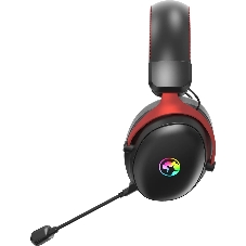 Гарнитура Marvo HG9076W Tactic X Pro чёрный, беспроводная + проводная, радиоканал, до 12 ч, подсветка, совместимость с PS5, Xbox
