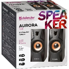 Акустическая система 2.0 Defender Aurora S8 черный, 8 Вт, питание от USB