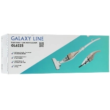 Пылесос вертикальный Galaxy GL 6225 белый, питание от сети, 150 Вт, уборка сухая, пылесборник 0.8 л