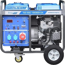Электрогенератор бензиновый ТСС SGG 10000 EH3A, 11 кВт, 80дБ, 197 кг