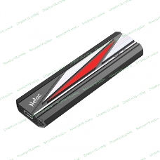 Внешний SSD Netac ZX20L, 256 Gb, USB 3.2 Gen 2x2 Type-C, R/W 2000/1800, черный
