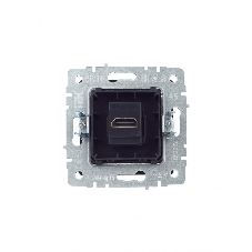 Розетка HDMI IEK BRITE РHDMI-0-БрТБ темная бронза