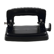 Дырокол Kw-Trio Classic Mini 09065BLACK, до 10 листов, металл черный, отверстий: 2, с линейкой