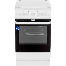 Плита электрическая Hansa FCEW54109 белый, конфорок 4 шт, духовка 65 л, 50 см x 85 см x 60 см