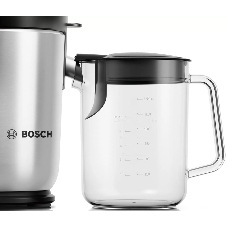 Соковыжималка Bosch MES4000 серебристый, центробежная, 1000 Вт, 1500 мл, механическое