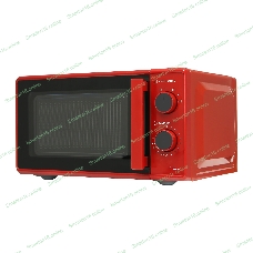 Микроволновая печь Willmark WMO-203GMR красный, 20 л, 700 Вт, переключатели - поворотный механизм