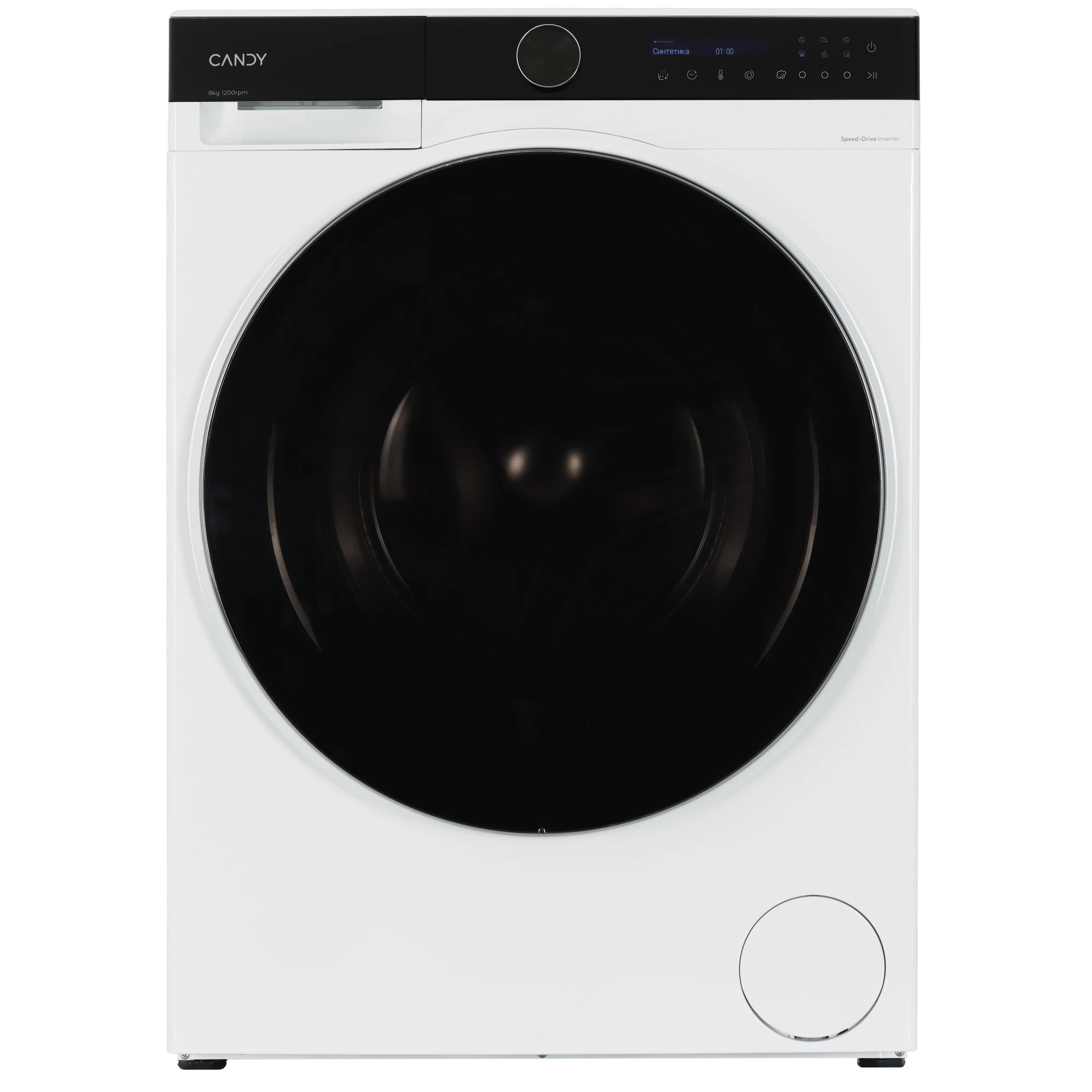 Стиральная машина Candy Ultimo C47W4 28MBSW-07 белый, загрузка фронтальная 8 кг, 1200 об/мин, класс A+++