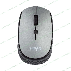 Мышь беспроводная HIPER HOMW-081 серый, 1600 dpi, радиоканал, USB, кнопки - 4