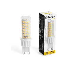Лампа светодиодная Feron LB-436 13Вт 230В G9 теплый капсульная