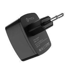 Сетевое зарядное устройство HOCO (6931474706638) HOCO C70A Cutting-edge single port QC3.0 черный