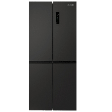 Холодильник Maunfeld MFF192NFSB01 Inverter черная сталь трехкамерный 334/184л морозилка снизу, No Frost, Side by Side