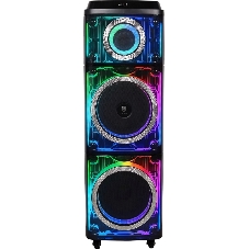 Колонка портативная Ural 203 черный 2000W 1.1 BT/3.5Jack/USB-C 15м 9000mAh
