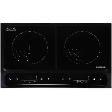 Плита настольная электрическая Hyundai HYC-0107 чёрный, 3.5 кВт, индукция, конфорки - 2, стеклокерамика, сенсор