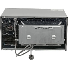 Микроволновая печь Samsung MG23K3515AS/BW серебристый/черный, 23 л, 800 Вт, переключатели - кнопки, поворотный механизм