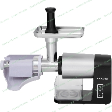 Мясорубка электрическая Hiberg MG 990 BS черно-серый, 2000 Вт, 2.0 кг/мин, реверс, насадки - 6