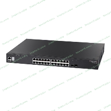 Коммутатор ECS4620-28T Edge-corE 24 x GE + 2 x 10G SFP+ ports + 1 x expansion slot (for dual 10G SFP+ ports) L3 Stackable Switch, w/1 x RJ45 console port, 1 x USB type A storage port, RPU connector, fan-less design, Stack up to 4 units