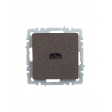 Розетка HDMI IEK BRITE РHDMI-0-БрТБ темная бронза
