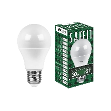 Лампа светодиодная SAFFIT SBA6020 (55014) 20Вт Е27 белый
