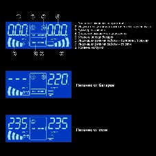 Комплект Источник бесперебойного питания EX295994RUS + батарея 40Aч EX282976RUS 2шт (инвертор, синус, для котла, PF=1, настенный) ExeGate IdealSine SR-1500.LCD.2SH  <1500VA/1500W, чистая синусоида, цветной LCD-дисплей, 2*Schuko, крепление настенное, черный> + батарея ExeGate DT 1240 (12В, 40А·ч) 2шт