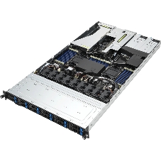 Серверная платформа ASUS RS700-E11-RS12U, 1U, 2x Socket-E LGA4677, 32x DDR5 4800*/5600*, 12x2.5'' NVMe/SATA*/SAS* hsb (*-RAID/HBA need), 2x M.2 PCIe 2260/2280, up to 3x PCIe Gen5 + 1 x int RAID slot, 2 x 10G(Intel X710-AT2) RJ45 LAN, 1+1 1600W