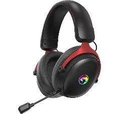 Гарнитура Marvo HG9076W Tactic X Pro чёрный, беспроводная + проводная, радиоканал, до 12 ч, подсветка, совместимость с PS5, Xbox